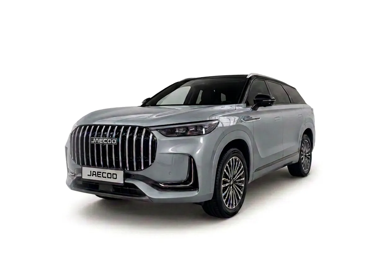 JAECOO 8 in Anthracite Silver with a black roof